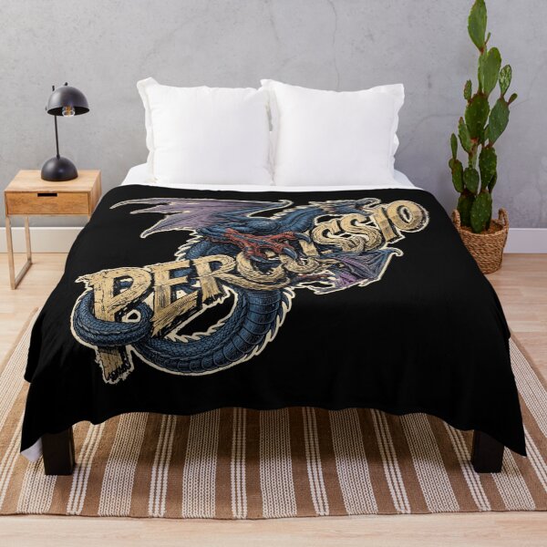 Item preview, Percussio Dragon – Epic Fantasy Dragon Art, Ancient Wyrm, Legendary Mythical Creature, Devastating Impact Beast, Dark Fantasy RPG Artwork, Medieval Dragon Lover Gift designed and sold by Typologystudios.