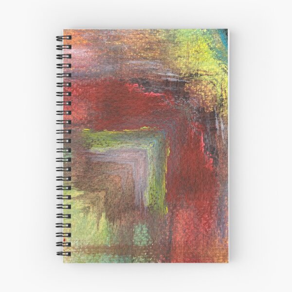 Item preview, Abstract Red Green Textural Art designed and sold by lyndseyart.