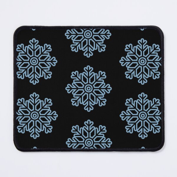 Item preview, Winter Snowflake Black Seamless Pattern Art designed and sold by Jyoti Digital Artist.