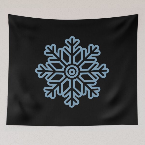 Item preview, Winter Snowflake Black Seamless Pattern Art designed and sold by ​Jyoti Digital Artist.