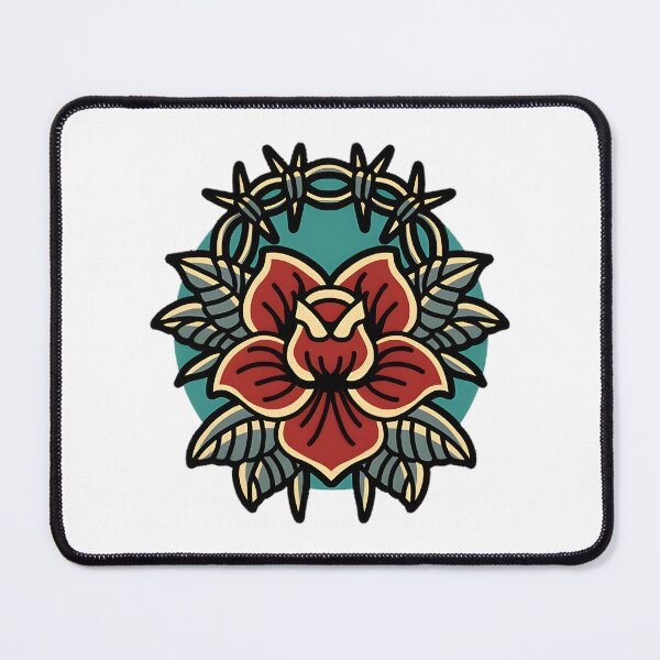 Item preview, Elegant Red Rose Illustration with Delicate Petals and Green Leaves designed and sold by DaciaDraws.