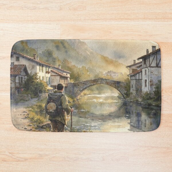 Item preview, Departure from Saint Jean Pied de Port (Saint Jacques route) designed and sold by jefboutique6150.
