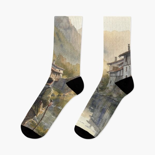 Item preview, Departure from Saint Jean Pied de Port (Saint Jacques route) designed and sold by jefboutique6150.