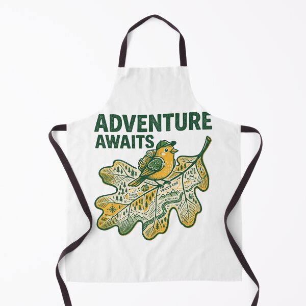 Item preview, Adventure Awaits Vintage Hiking Bird Map designed and sold by Sanan Israyilli.