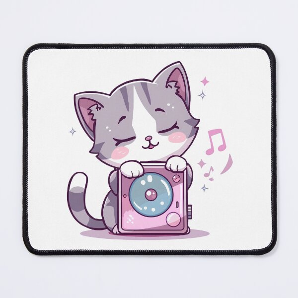 Item preview, Y2K Retro Music Cat designed and sold by abdelski.