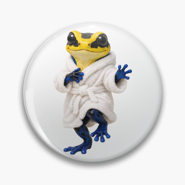Item preview, Bathrobe Poison Dart Frog designed and sold by Sillytoe.