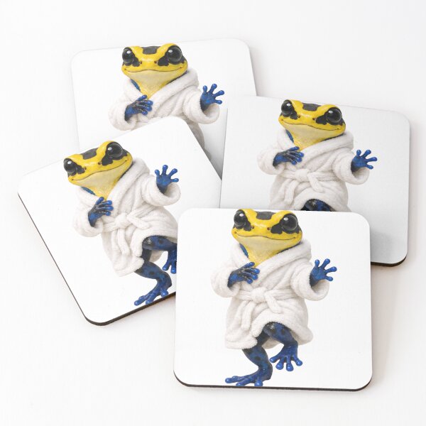 Item preview, Bathrobe Poison Dart Frog designed and sold by Sillytoe.
