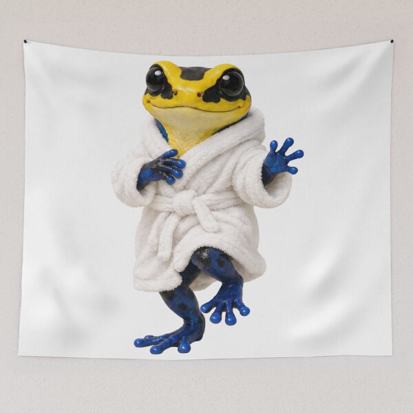 Item preview, Bathrobe Poison Dart Frog designed and sold by Sillytoe.