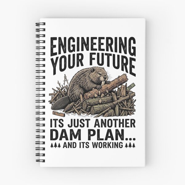 Item preview, Funny Beaver Engineer - Its Just Another Dam Plan designed and sold by designwiss.
