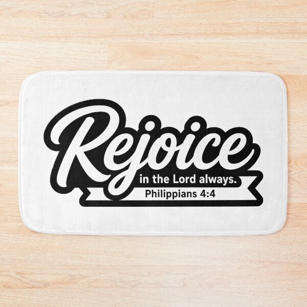 Item preview, Philippians 4:4 Rejoice in the Lord always designed and sold by plushism.