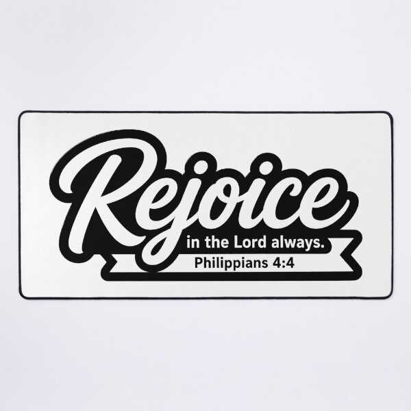 Item preview, Philippians 4:4 Rejoice in the Lord always designed and sold by plushism.