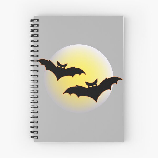 Item preview, Spooky Bats Flying Across the Full Moon Gothic Illustration designed and sold by OrPolly.