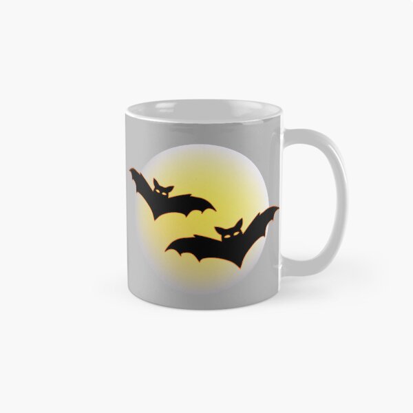 Item preview, Spooky Bats Flying Across the Full Moon Gothic Illustration designed and sold by OrPolly.