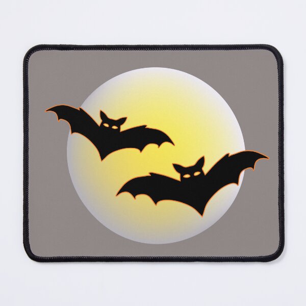 Item preview, Spooky Bats Flying Across the Full Moon Gothic Illustration designed and sold by OrPolly.