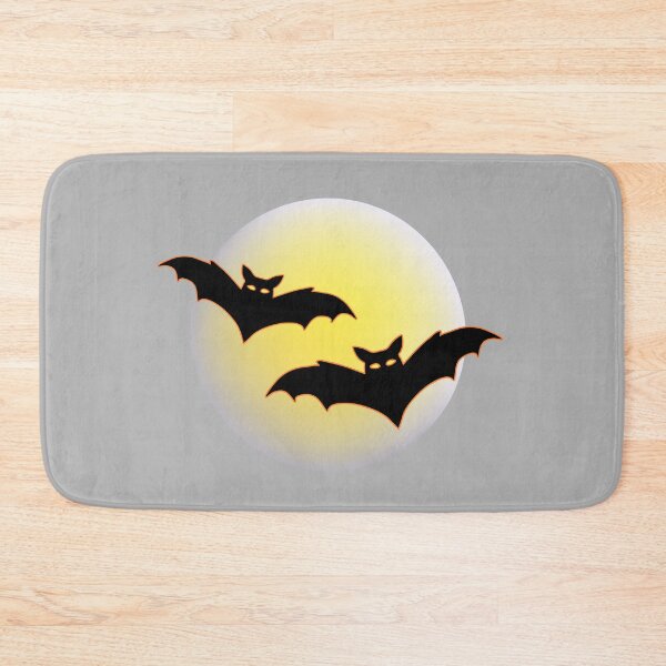 Item preview, Spooky Bats Flying Across the Full Moon Gothic Illustration designed and sold by OrPolly.