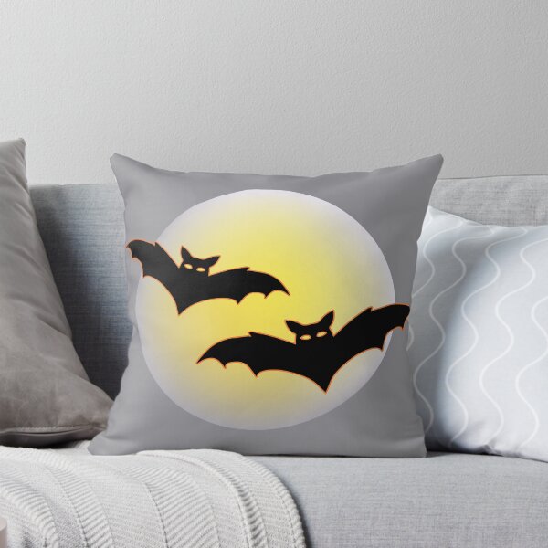 Item preview, Spooky Bats Flying Across the Full Moon Gothic Illustration designed and sold by OrPolly.