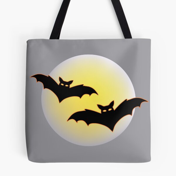 Item preview, Spooky Bats Flying Across the Full Moon Gothic Illustration designed and sold by OrPolly.