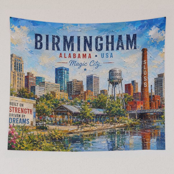 Item preview, Postcard of Birmingham, Alabama – Beautiful City in the United States of America. designed and sold by GalleryKauffeld.