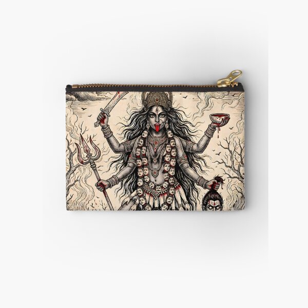 Item preview, Hindu Maa Kali Sacred Line Art designed and sold by hutofdesigns.