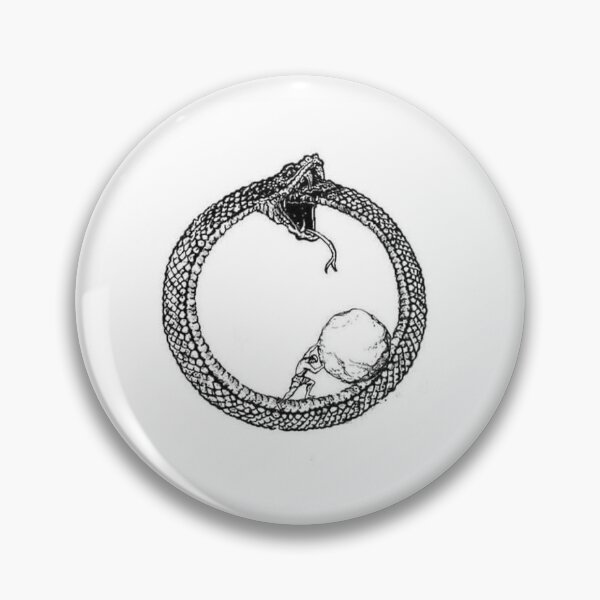 Item preview, Ouroboros Sisyphus - black with white background designed and sold by WaltzOnVenus.