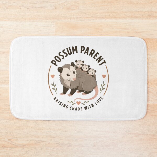 Item preview, Possum Parent Raising Chaos With Love Family Art designed and sold by Créative touche .