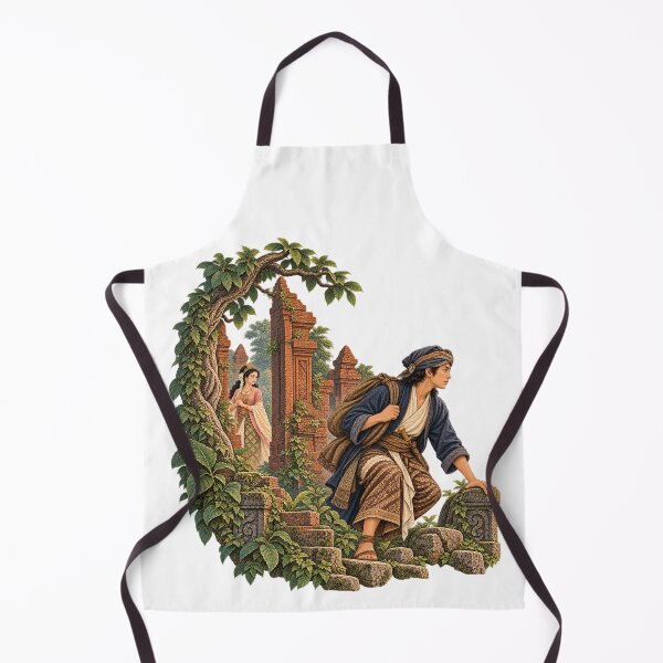 Item preview, Panji Prince in Disguise — Javanese Folk Tale Art designed and sold by Larkfound Studio.