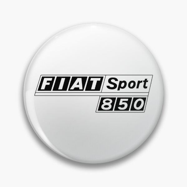 Item preview, Fiat 850 Sport Classic Italian Badge designed and sold by TheTorrent.