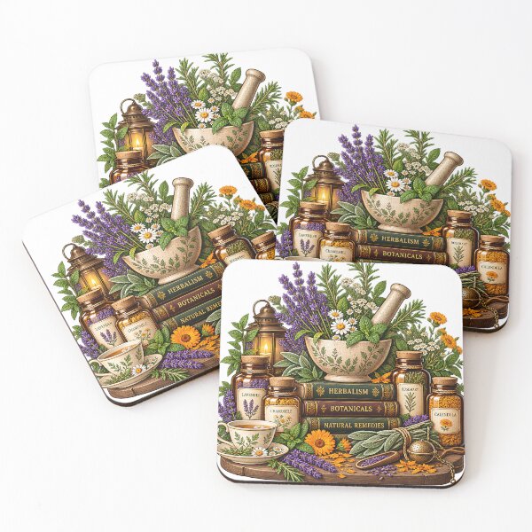 Item preview, Herbalist Botanical Apothecary Still Life designed and sold by MysticCanvasAi.