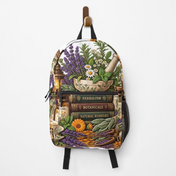Item preview, Herbalist Botanical Apothecary Still Life designed and sold by MysticCanvasAi.