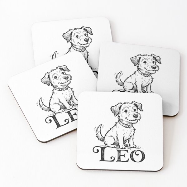 Item preview, Leo Terrier Dog Sketch for Wirehaired Pup Parents and Rescue Dog Lovers designed and sold by raedattia.