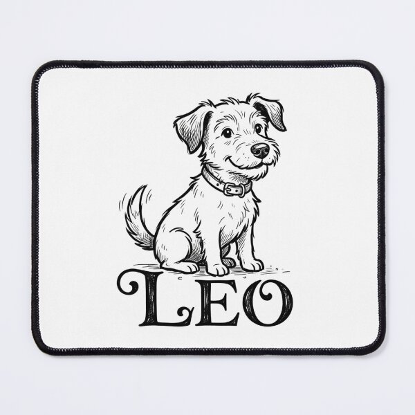 Item preview, Leo Terrier Dog Sketch for Wirehaired Pup Parents and Rescue Dog Lovers designed and sold by raedattia.