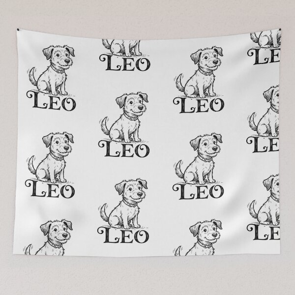 Item preview, Leo Terrier Dog Sketch for Wirehaired Pup Parents and Rescue Dog Lovers designed and sold by raedattia.