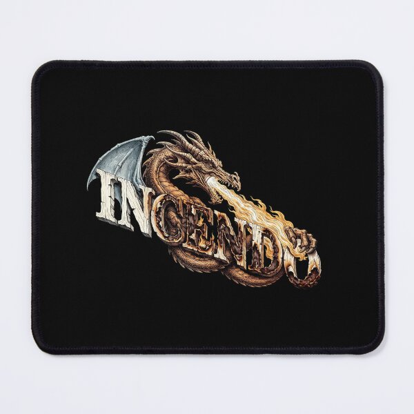 Item preview, Incendo Dragon – Epic Fire Dragon Art, Ancient Wyrm, Legendary Mythical Creature, Dark Fantasy Beast, Medieval RPG Artwork, Powerful Dragon Name, Dragon Lover Gift designed and sold by Typologystudios.