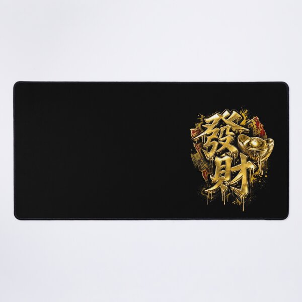 Item preview, 發財 Get Rich - Traditional Chinese Graffiti Hip-Hop Gold Streetwear designed and sold by Eagle Vision Designs.