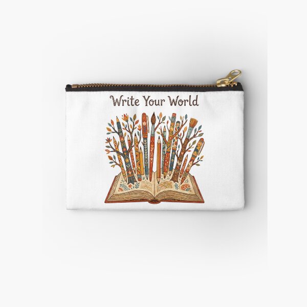 Item preview, Write Your World Vintage Book Pen Art designed and sold by Sanan Israyilli.