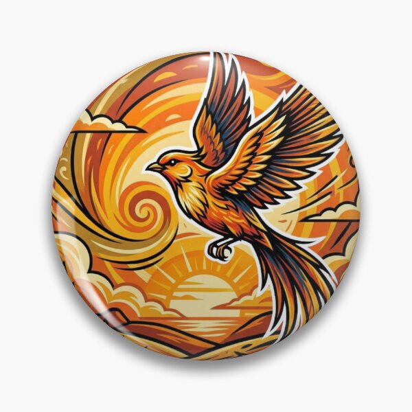 Item preview, Phoenix Rising Sun Sunset Bird Art designed and sold by Sanan Israyilli.