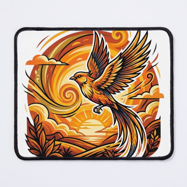 Item preview, Phoenix Rising Sun Sunset Bird Art designed and sold by Sanan Israyilli.