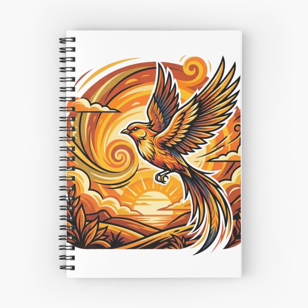 Item preview, Phoenix Rising Sun Sunset Bird Art designed and sold by Sanan Israyilli.