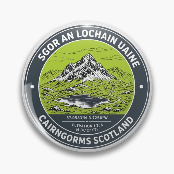 Item preview, Sgor An Lochain Uaine Cairngorms Scotland Mountain Hiking designed and sold by jeshands.