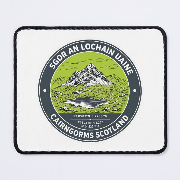 Item preview, Sgor An Lochain Uaine Cairngorms Scotland Mountain Hiking designed and sold by jeshands.
