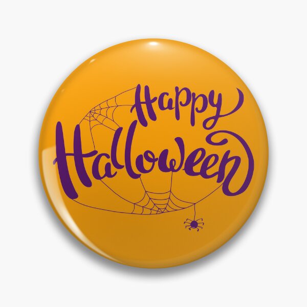 Item preview, Happy Halloween Purple Typography Spider Web Spooky Art designed and sold by SolutionsArt.