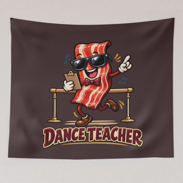 Item preview, Dance Teacher Dancing Bacon Character designed and sold by BROHLine Studio.