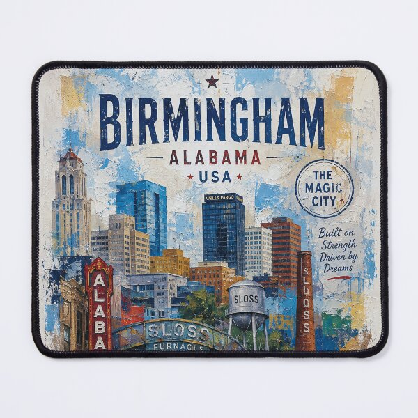 Item preview, Birmingham Postcard, Alabama – Beautiful City in the United States of America. designed and sold by GalleryKauffeld.