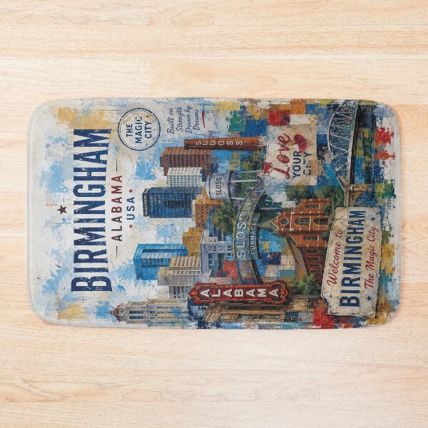 Item preview, Birmingham Postcard, Alabama – Beautiful City in the United States of America. designed and sold by GalleryKauffeld.