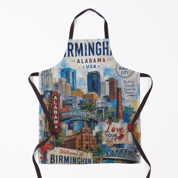 Item preview, Birmingham Postcard, Alabama – Beautiful City in the United States of America. designed and sold by GalleryKauffeld.