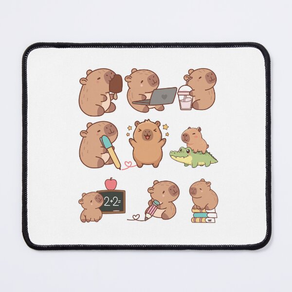 Item preview, Chibi Kawaii Capybara Cute Illustration designed and sold by Amazing Design Store.