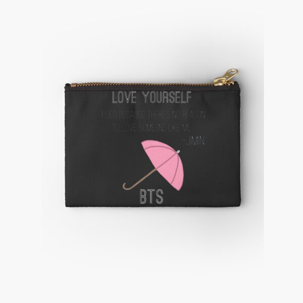 Item preview, Love Yourself Inspirational Quote Design Featuring Jimin designed and sold by AhsanSaleem760.