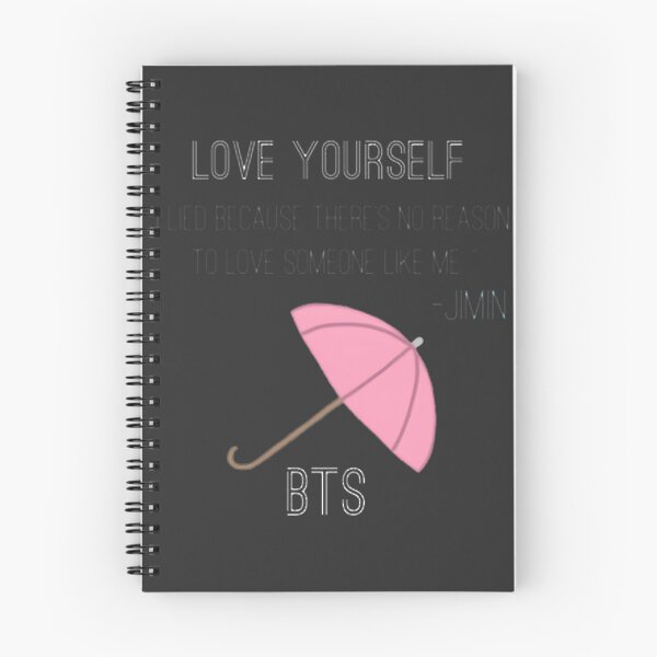 Item preview, Love Yourself Inspirational Quote Design Featuring Jimin designed and sold by AhsanSaleem760.