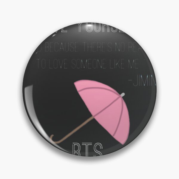 Item preview, Love Yourself Inspirational Quote Design Featuring Jimin designed and sold by AhsanSaleem760.