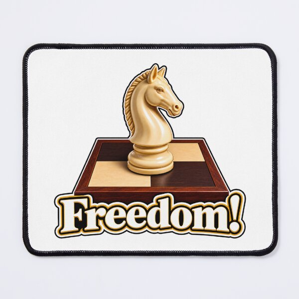 Item preview, Chess Knight Freedom – Funny Trapped Knight Chess Design designed and sold by RaulWeirdAndFun.